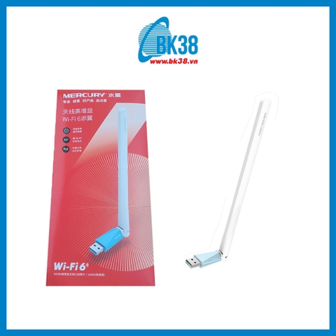 Bộ thu Wifi Mercury UX3H - Công nghệ Wi-fi 6 (Tự nhận Driver)