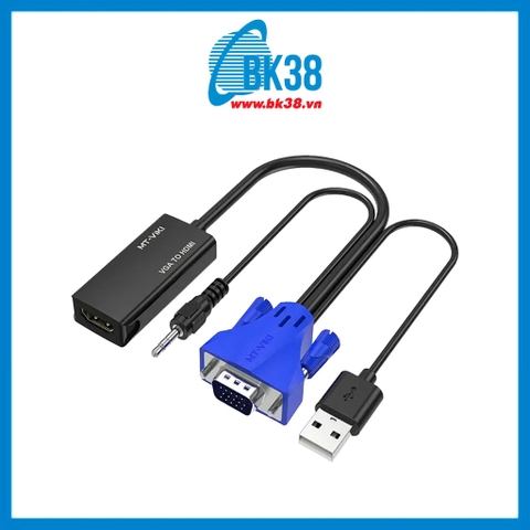 Cáp chuyển đổi VGA sang HDMI MT-H02 MT-VIKI