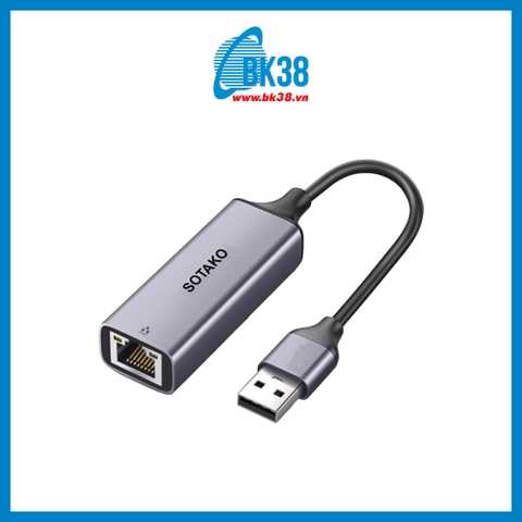 Cáp chuyển USB 3.0 sang LAN SOTAKO 10/100/1000Mbps