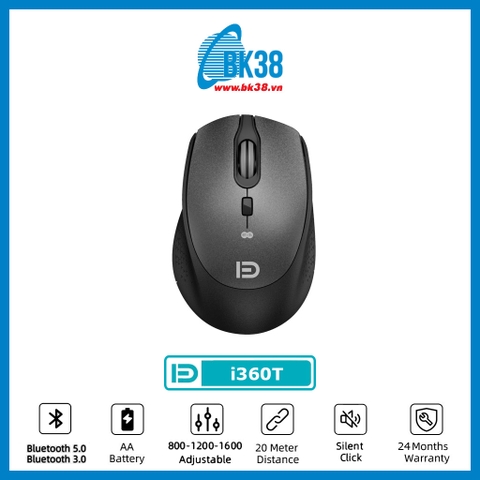 Chuột Không Dây FD i360T (Wireless + Bluetooth)