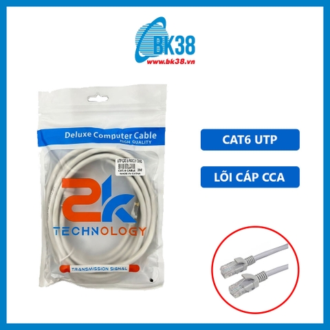 Dây cáp mạng UTP Cat6 bấm sẵn 2 đầu dài 3M