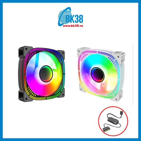 Fan Case Led ARGB 12cm (Đen, Trắng)
