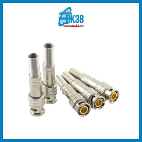 Jack BNC nối cáp đồng trục cho Camera (lò xo)