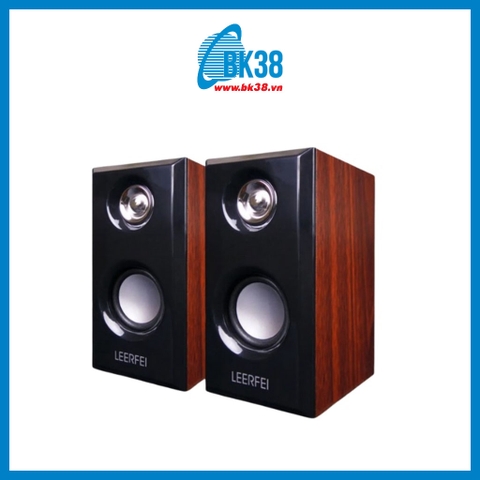 Loa vi tính Leerfei E-1014 (Gỗ)