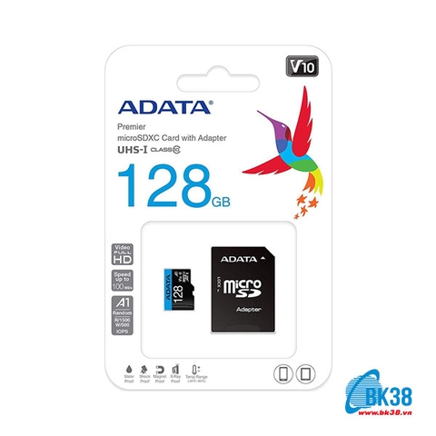 Thẻ nhớ Micro SD ADATA 128GB Class 10