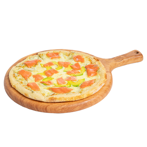 Pizza cá hồi xông khói