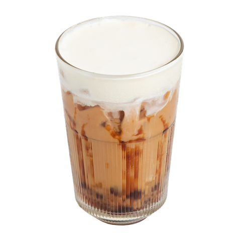 Hồng trà sữa đào kem mặn