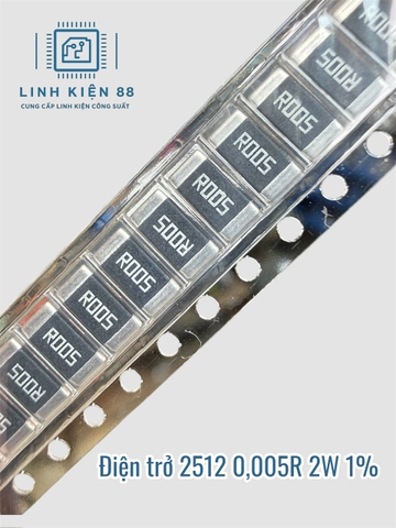 Điện trở dán 2512 0.005R R005 2W 1% mới ( dây 10 con)