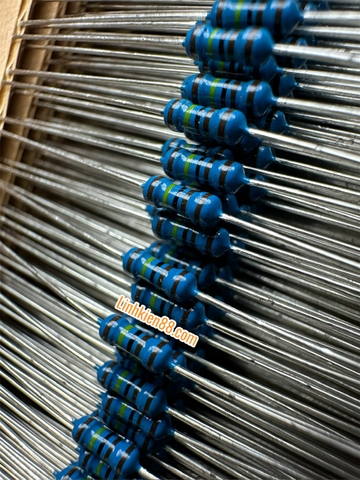 Điện trở dây 5 vạch màu 1/4W 1K4 1% mới ( dây 50con)