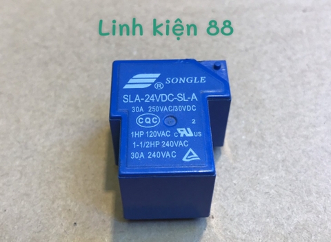Relay 24VDC-30A 24V 30A 4 chân mới chính hãng Songle