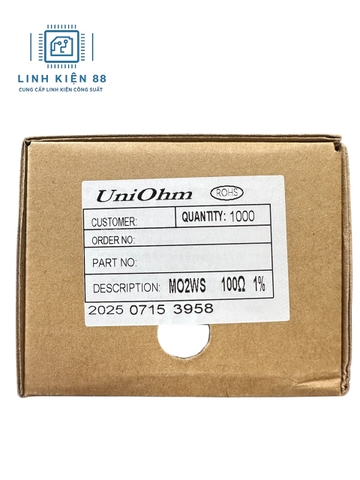 Điện trở vạch 2W 100R 5% cắm mới ( 10 con)