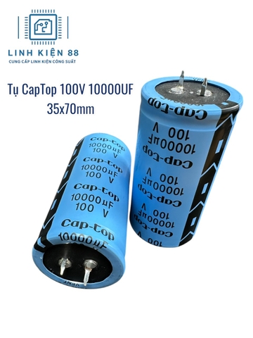 Tụ nguồn Cap-Top 100V 10000Uf 35x70mm