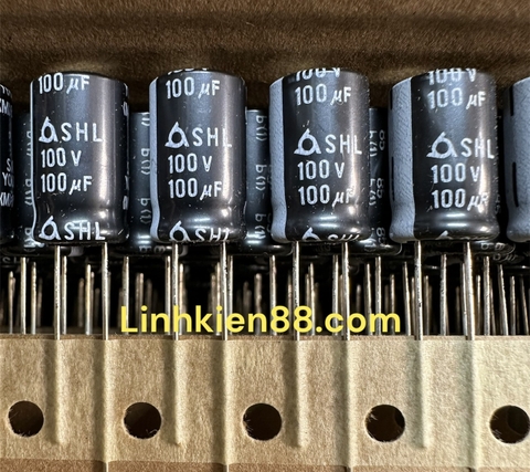 Tụ hóa Samyoung 100V 100UF 10x16mm mới chính hãng( combo 10con)