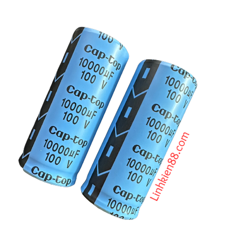 Tụ nguồn audio ampli amply cục đẩy Cap-Top 100V 10000Uf 30x70mm