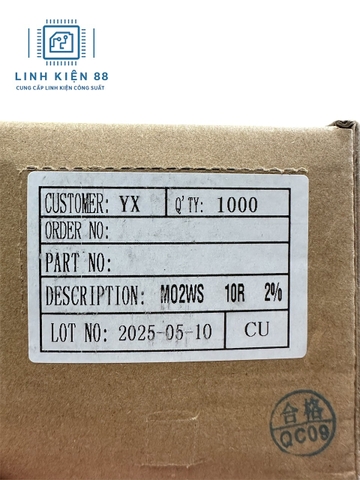 Điện trở vạch 2W 10R 5% cắm mới ( 10 con)