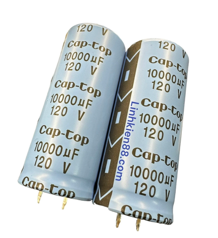Tụ Audio Amly Cục Đẩy 120V 10000UF 35x70mm Cap-Top mới