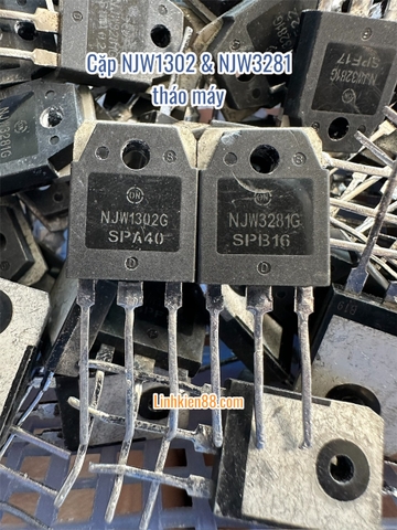 NJW1302 NJW3281 Cặp sò NJW1302G  NJW3281G 1302 3281 hàng tháo máy
