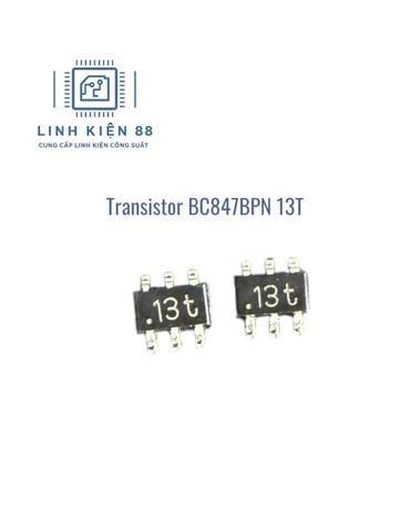 Transistor BC847BPN code 13T dán mới ( 10 con)
