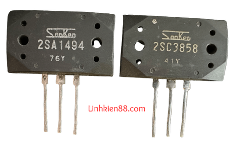 Cặp sò Sanken 2SA1494 & 2SC3858 2SA1494 2SC3858 1494 3858 ( Hàng tháo máy)