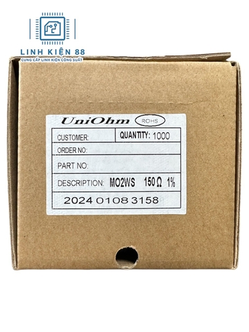 Điện trở vạch 2W 150R 1% cắm mới ( 10 con)