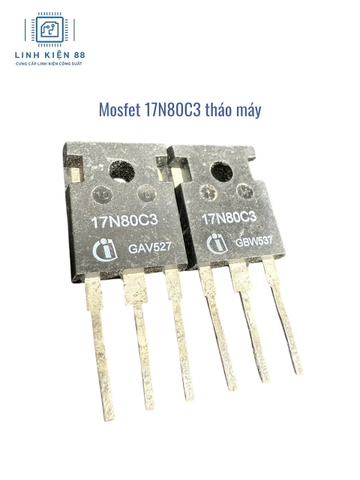 Mosfet 17N80C3 17N80 17A 800V To-247 tháo máy