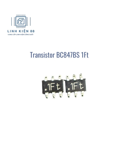 Transistor BC847BS code 1Ft dán mới ( dây 10 con)