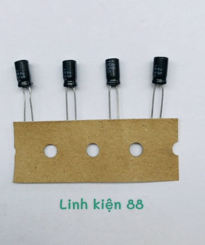 Tụ hóa 2.2uF 50V 4 x7mm (10 con)