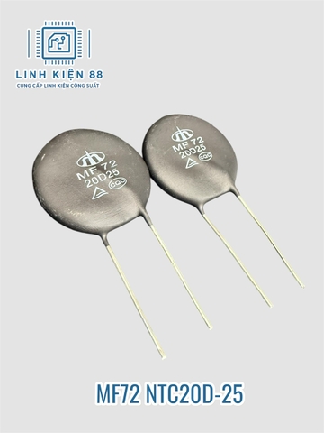 Điện trở nhiệt MF72 NTC 20D-25 mới