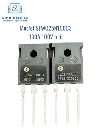 Mosfet SFW025N100C3 025N100C3 25N100C3 190A 100V To-247 mới chính hãng SCILICON