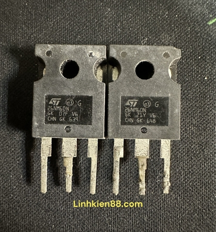 W26NM60 26NM60 Mosfet STW26NM60 26NM60 26N60 26A 600V To-247 tháo máy
