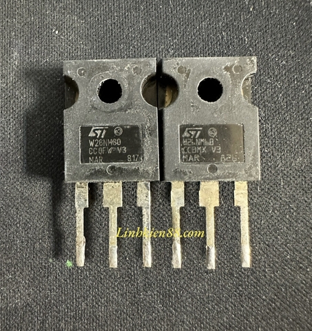 W26NM60 26NM60 Mosfet STW26NM60 26NM60 26N60 26A 600V To-247 tháo máy