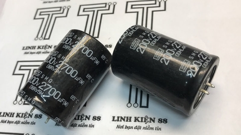 Tụ Nippon Chemicon 2700uf 200V 35x50mm ( Tháo Máy)