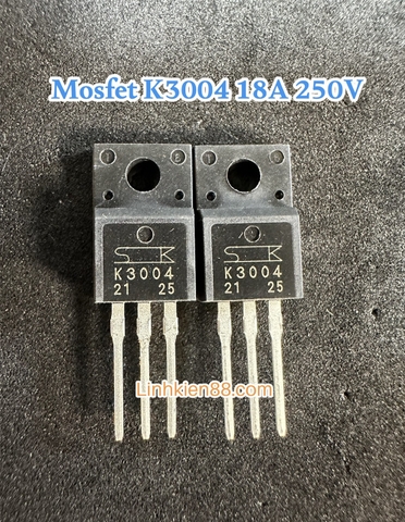 Mosfet Sanken K3004 3004 18A 250V To-220 mới chính hãng