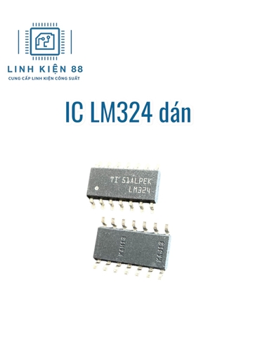 IC LM324 LM324DR 324 dán Sop-14 mới chính hãng TI