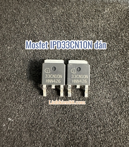 Mosfet IPD33CN10N 33CN10N 33CN10 27A 100V dán To-252 mới