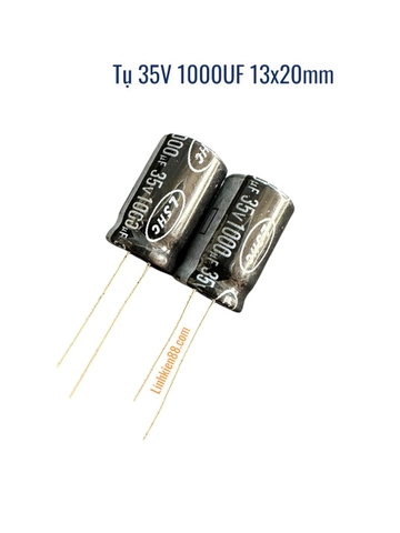 Tụ hóa 35V 1000UF size 13*20mm mới
