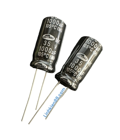 Tụ hóa Samwha 35V 1000uf 13x25mm mới
