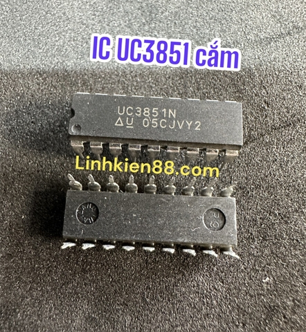 IC DAO ĐỘNG PWM UC3851N UC3851 3851 DIP-18 cắm mới