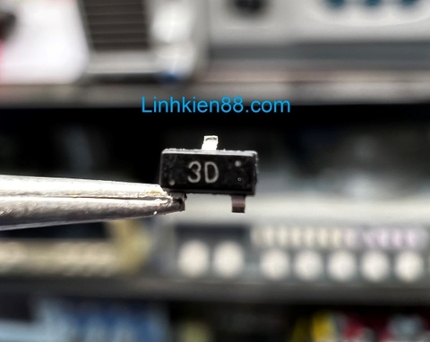 Tran TRANSISTOR SMD CODE 3D A44 MMBTA44 NPN 0.2A 400V SOT-23 DÁN (GÓI 20 CON)