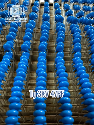 Tụ Xanh 3KV 47PF mới ( 20 con)