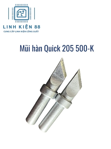 Mũi hàn Quick 205 500-K mới chính hãng
