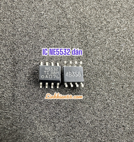 IC OPAMP NE5532 5532 Sop-8 dán chính hãng TI