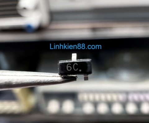 Tran TRANSISTOR SMD CODE 6C BC817 NPN 0.1A 45V SOT-23 DÁN (GÓI 20 CON)