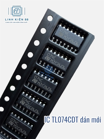 IC TL074CDT TL074 074C dán Sop-14 mới ST