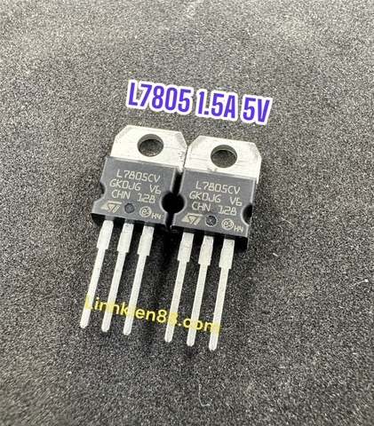 L7805 IC ổn áp L7805 7805 1.5A 5V hàng mới chính hãng ST