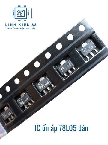 IC Ổn Áp 78L05 0.1A SOT-89 Cdán mới chính hãng