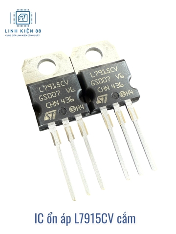 IC ổn áp L7915CV 7915 1.5A 15V To-220 mới chính hãng ST