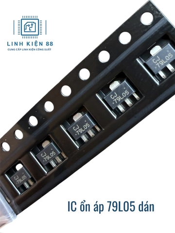 IC ổn áp 79L05 0.1A SOT-89 dán mới chính hãng