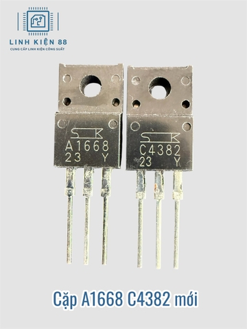Cặp Sanken 2SA1668 2SC4382 A1668 C4382 To-220 mới