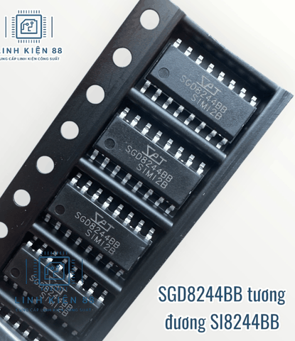 IC driver SGD8244BBCL-DG SGD8244BB tương đương SI8244BB dán Sop-16 mới